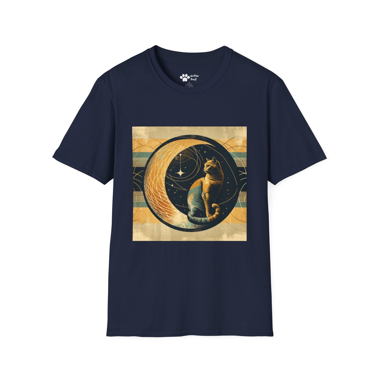 Vintage Moon Cat T-Shirt