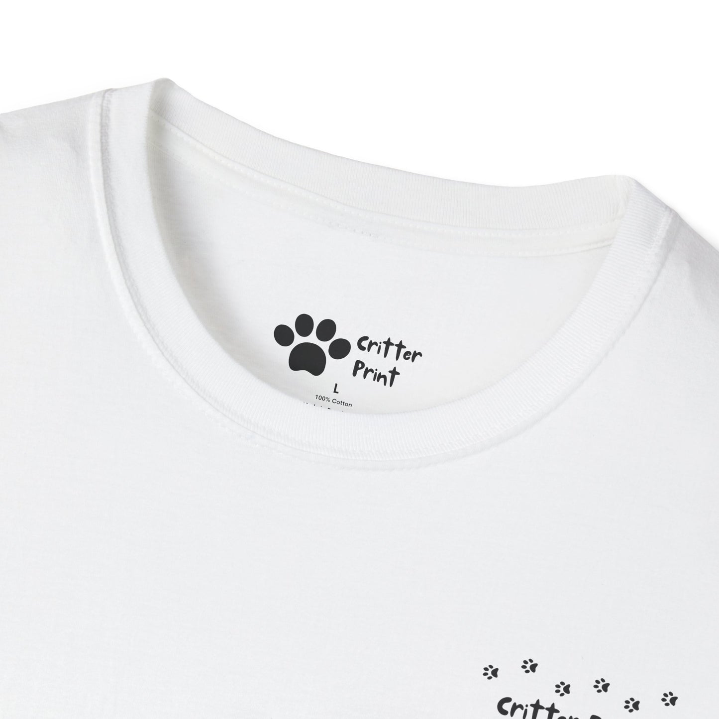 Abstract Cheetah Satined Glass T-Shirt