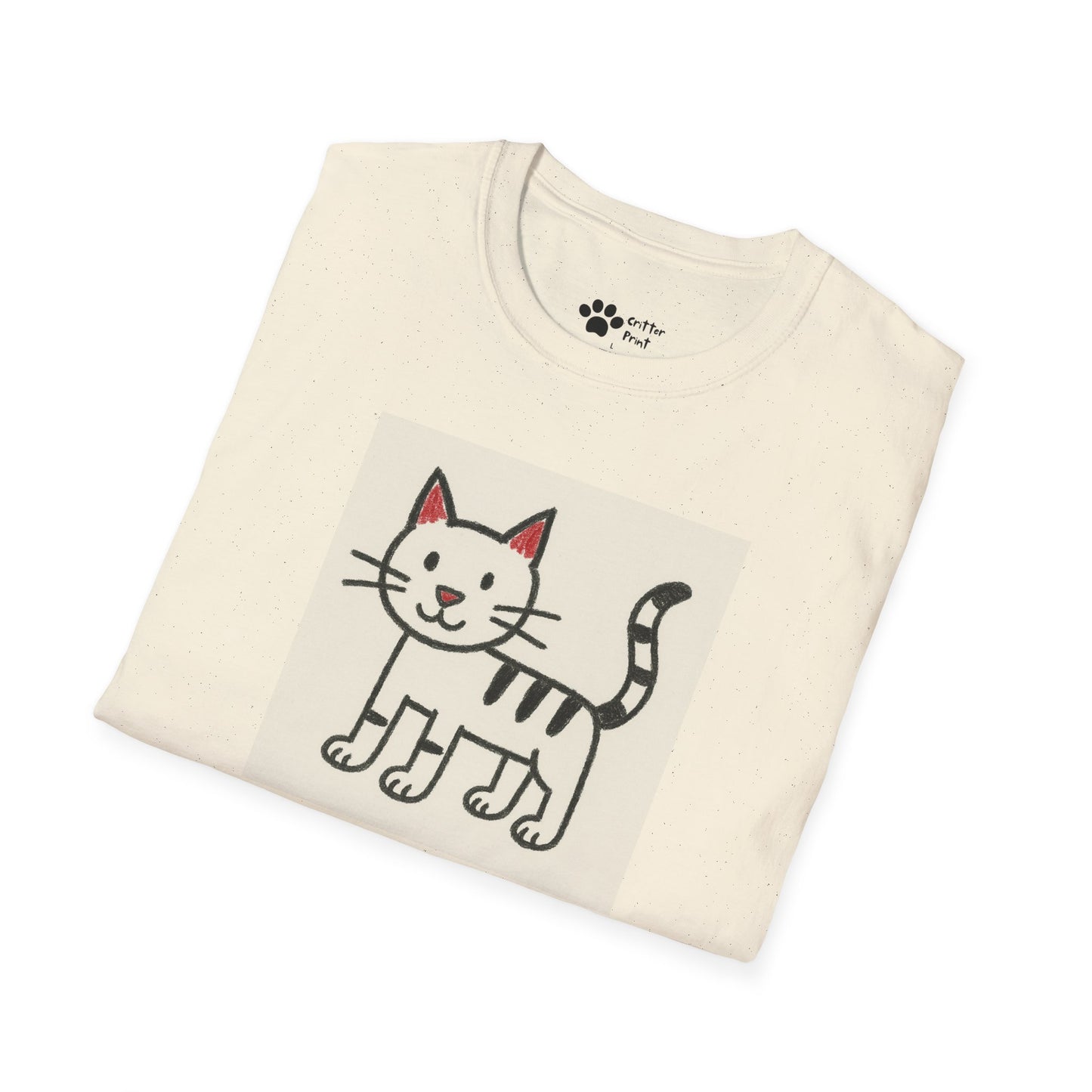 Cat Drawing T-Shirt