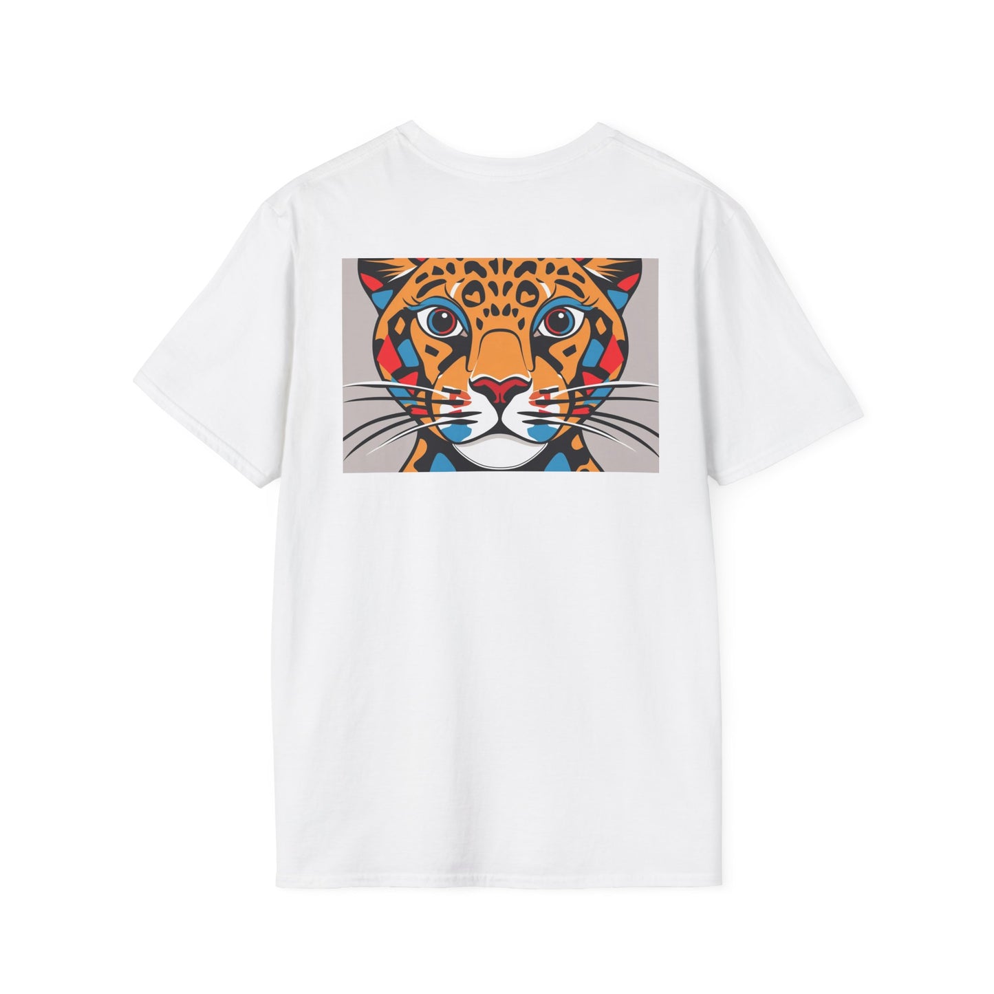 Abstract Cheetah Satined Glass T-Shirt