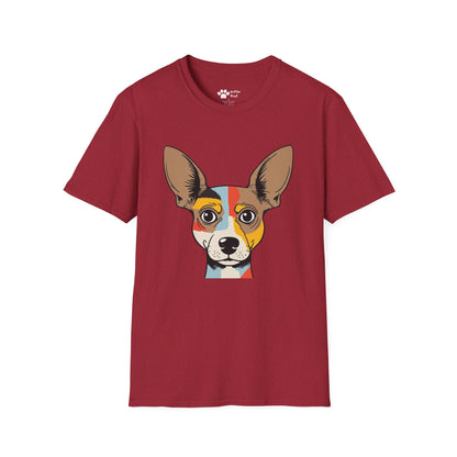 Chihuahua Head With Color T-Shirt