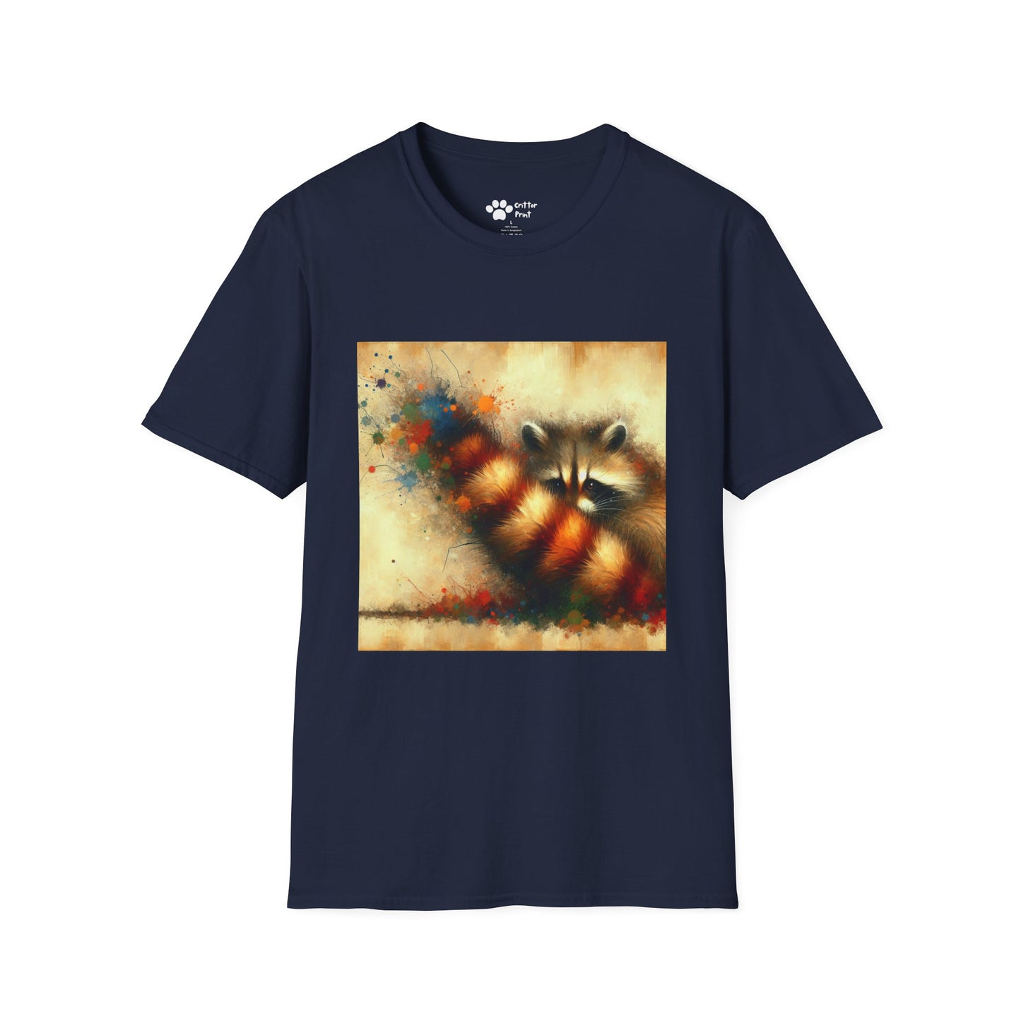 Abstract Raccoon T-Shirt