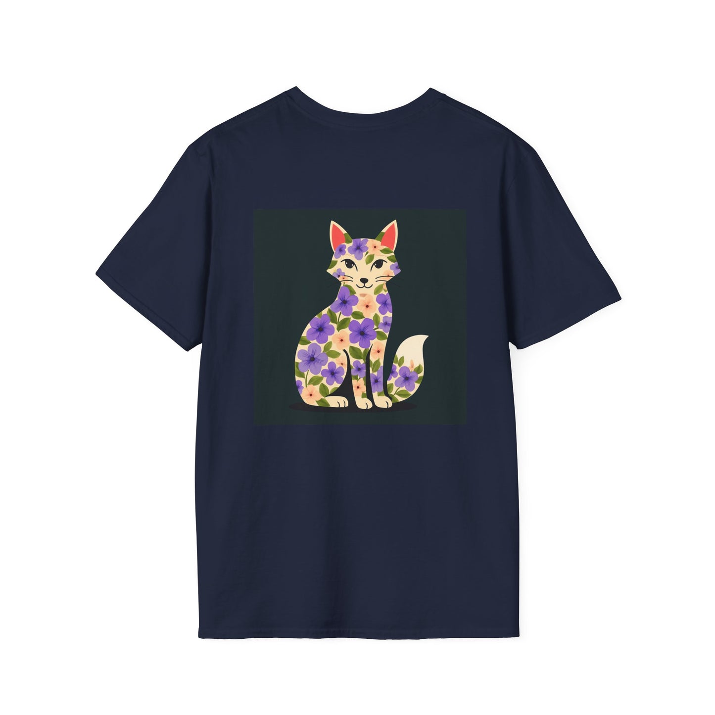 Floral Cat T-Shirt