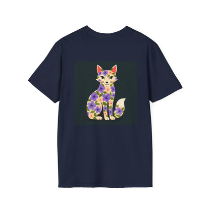 Floral Cat T-Shirt