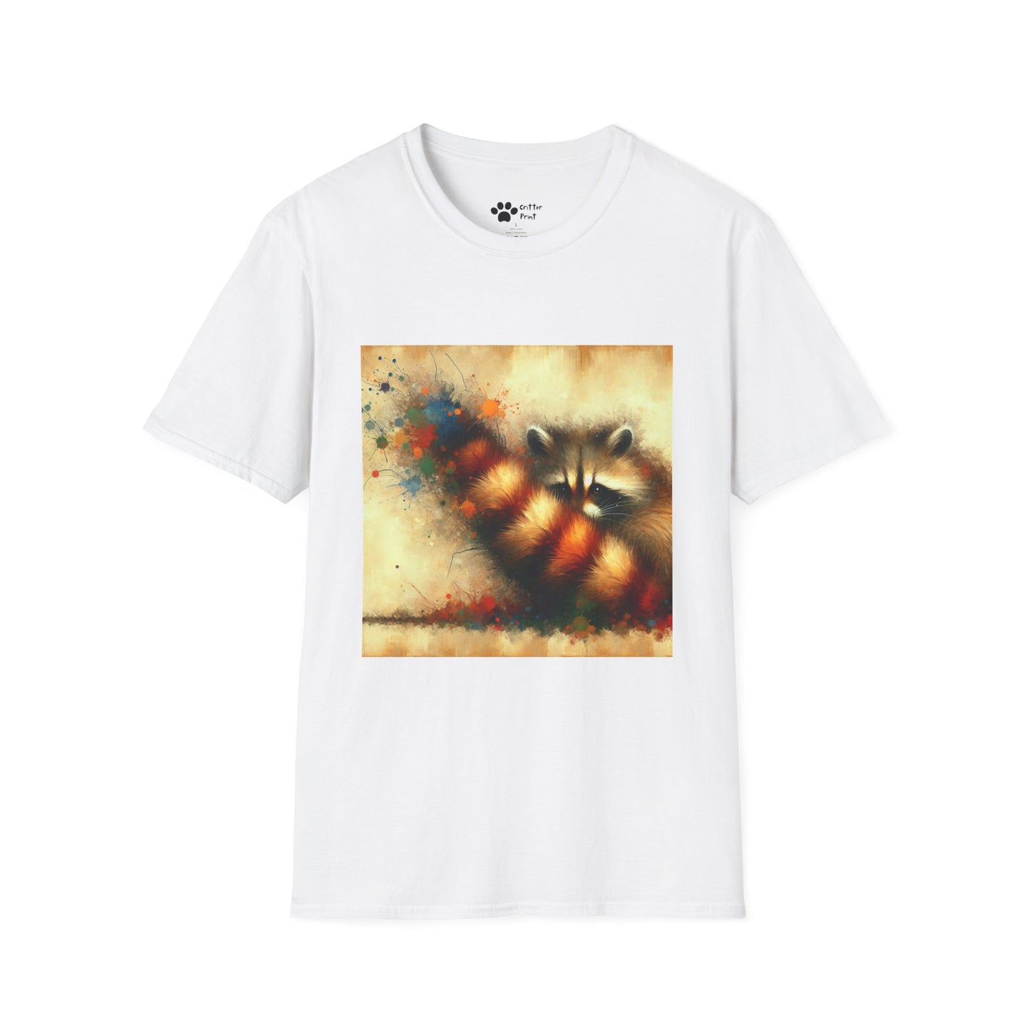 Abstract Raccoon T-Shirt