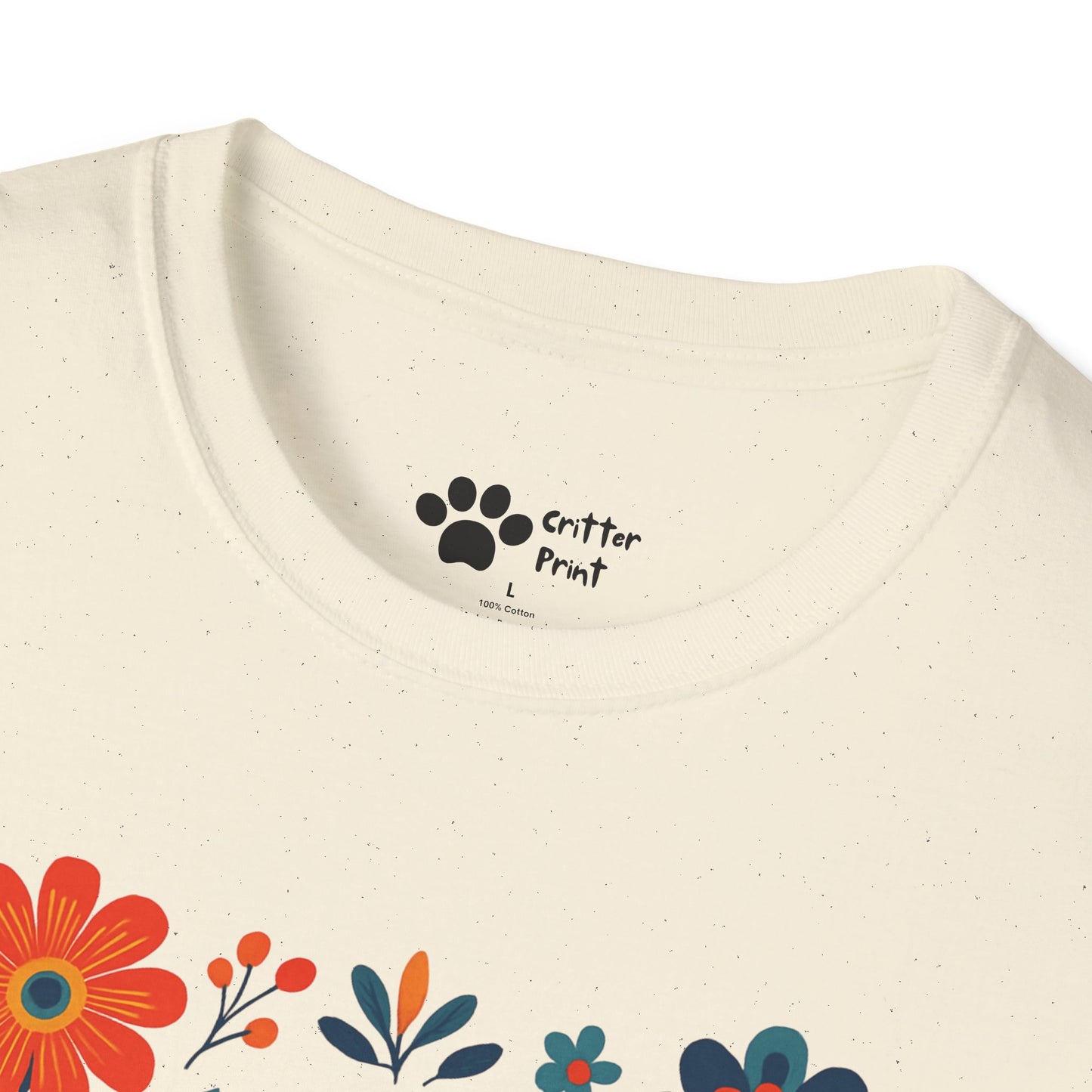 #2 Joyful Sloth with Birds and Blooms T-Shirt