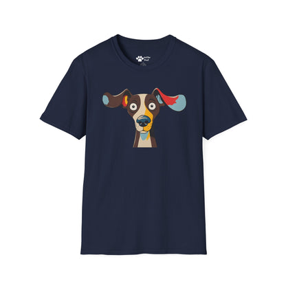 Surprised Colorful Dog T-Shirt