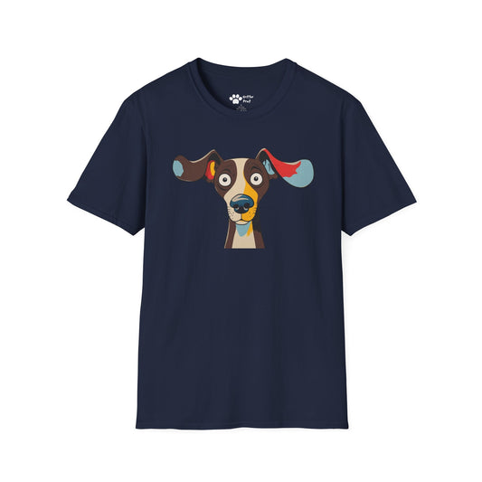 Surprised Colorful Dog T-Shirt