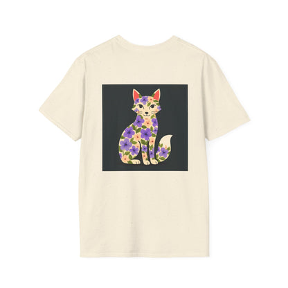 Floral Cat T-Shirt