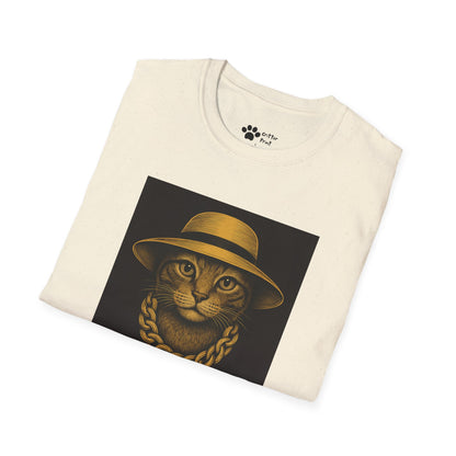 Chic Chain Cat T-Shirt