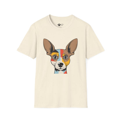 Chihuahua Head With Color T-Shirt