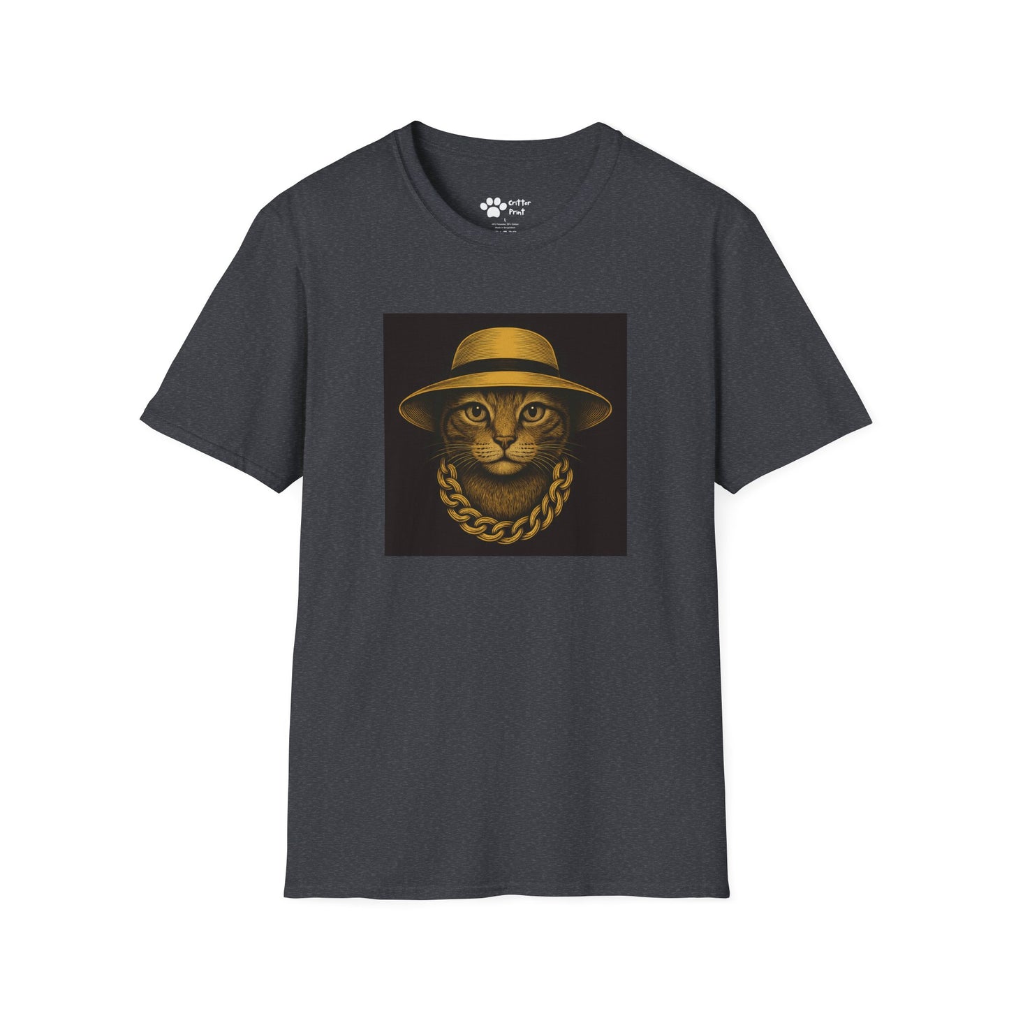 Chic Chain Cat T-Shirt