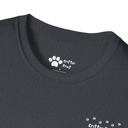 Abstract Cheetah Satined Glass T-Shirt