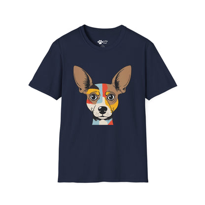 Chihuahua Head With Color T-Shirt