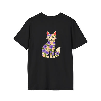 Floral Cat T-Shirt