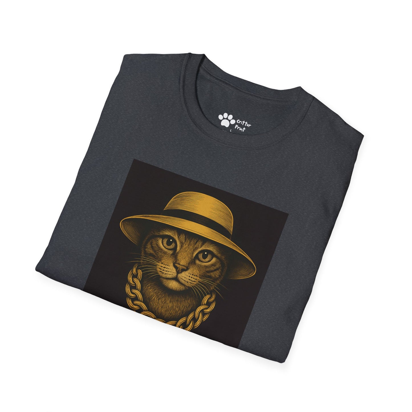 Chic Chain Cat T-Shirt