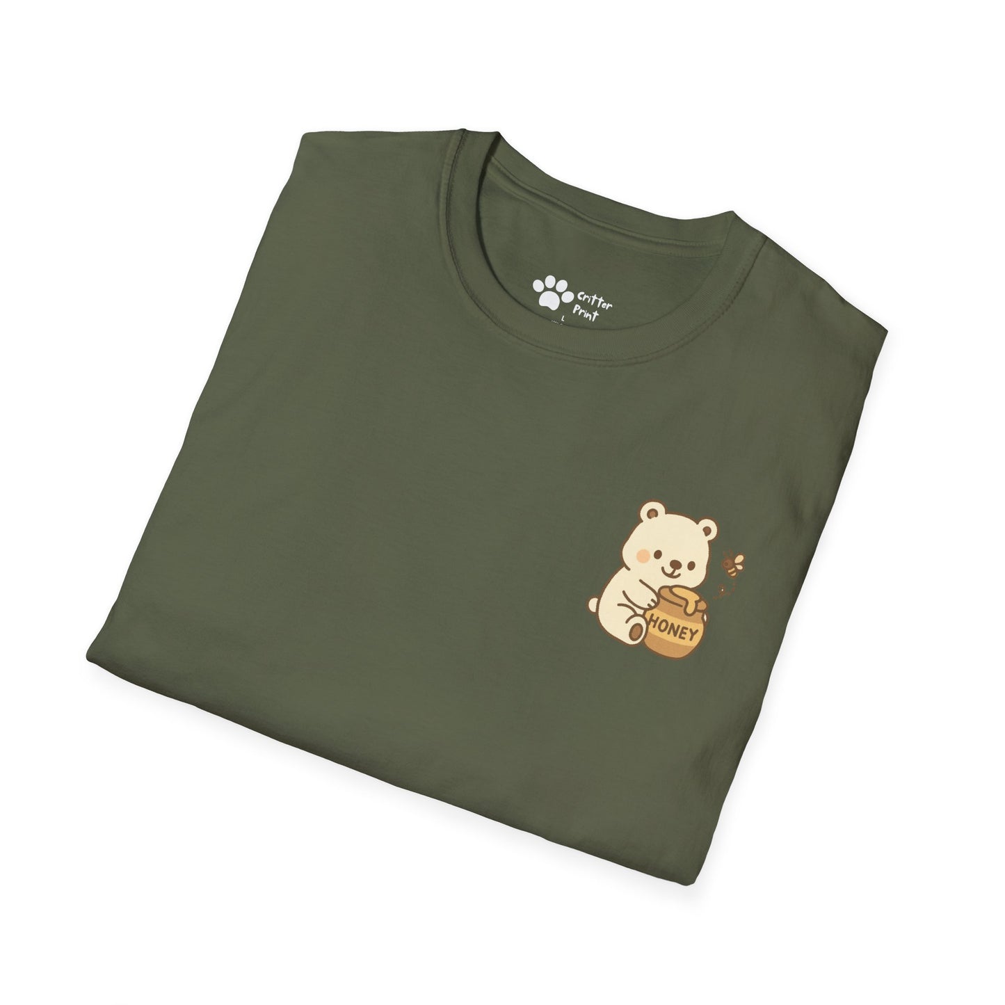 Honey Bear Pec Logo T-Shirt