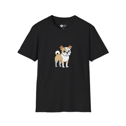 Cartoon Pug Terrier T-Shirt
