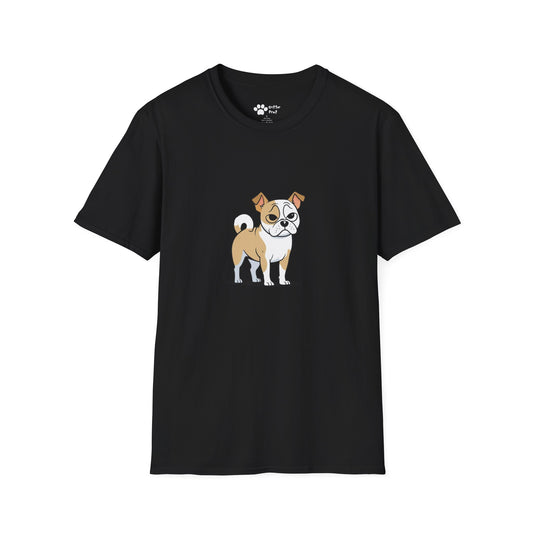 Cartoon Pug Terrier T-Shirt