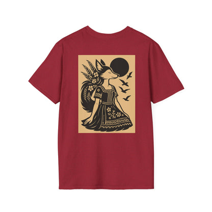 Serene Fox Girl T-Shirt