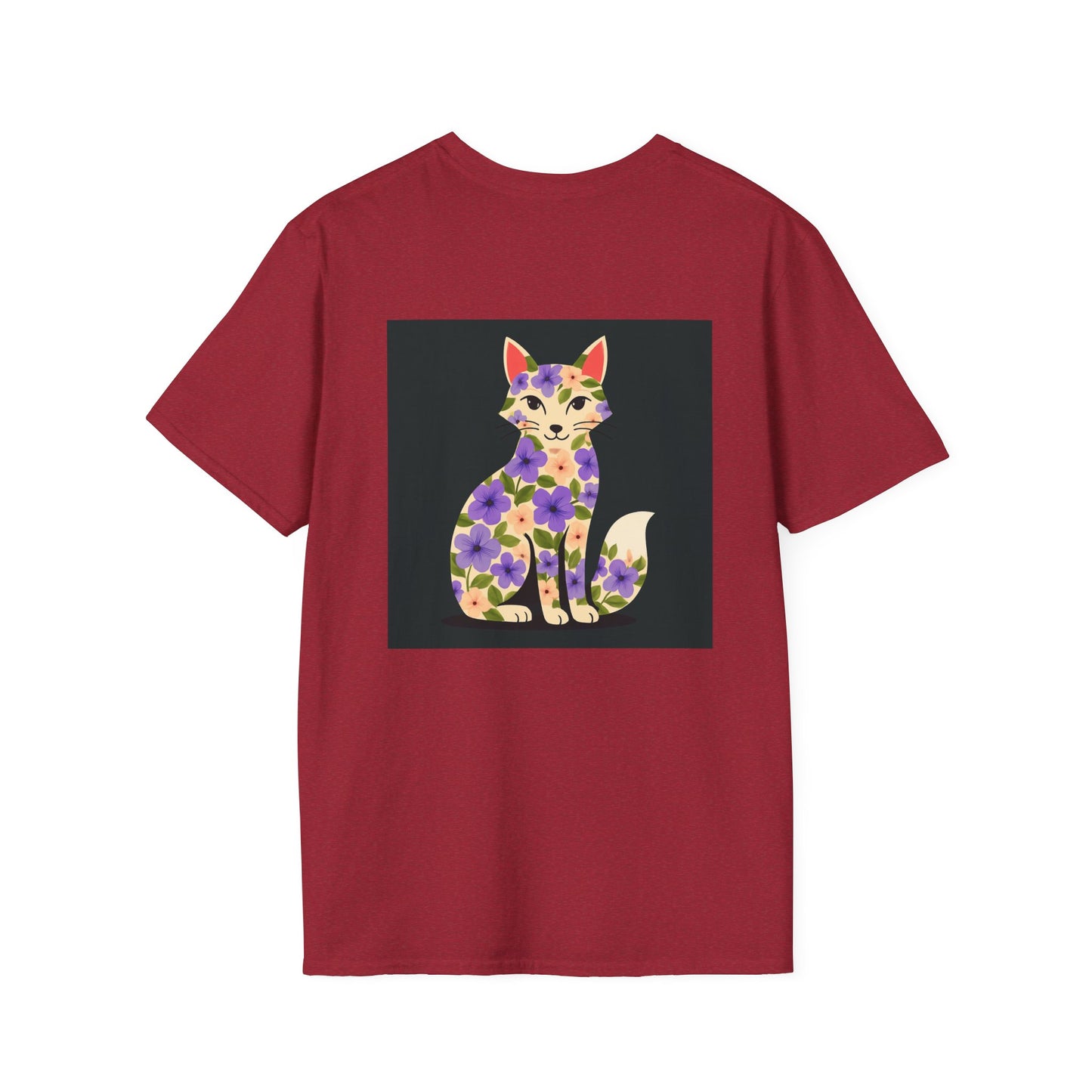 Floral Cat T-Shirt
