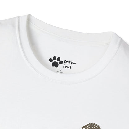 Hedgehog and Bear w/Daisy Pec Logo T-Shirt