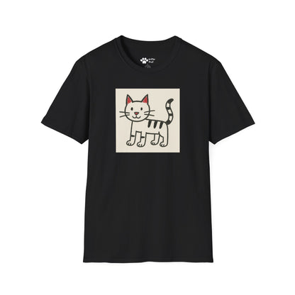 Cat Drawing T-Shirt