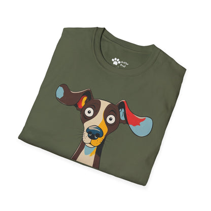 Surprised Colorful Dog T-Shirt