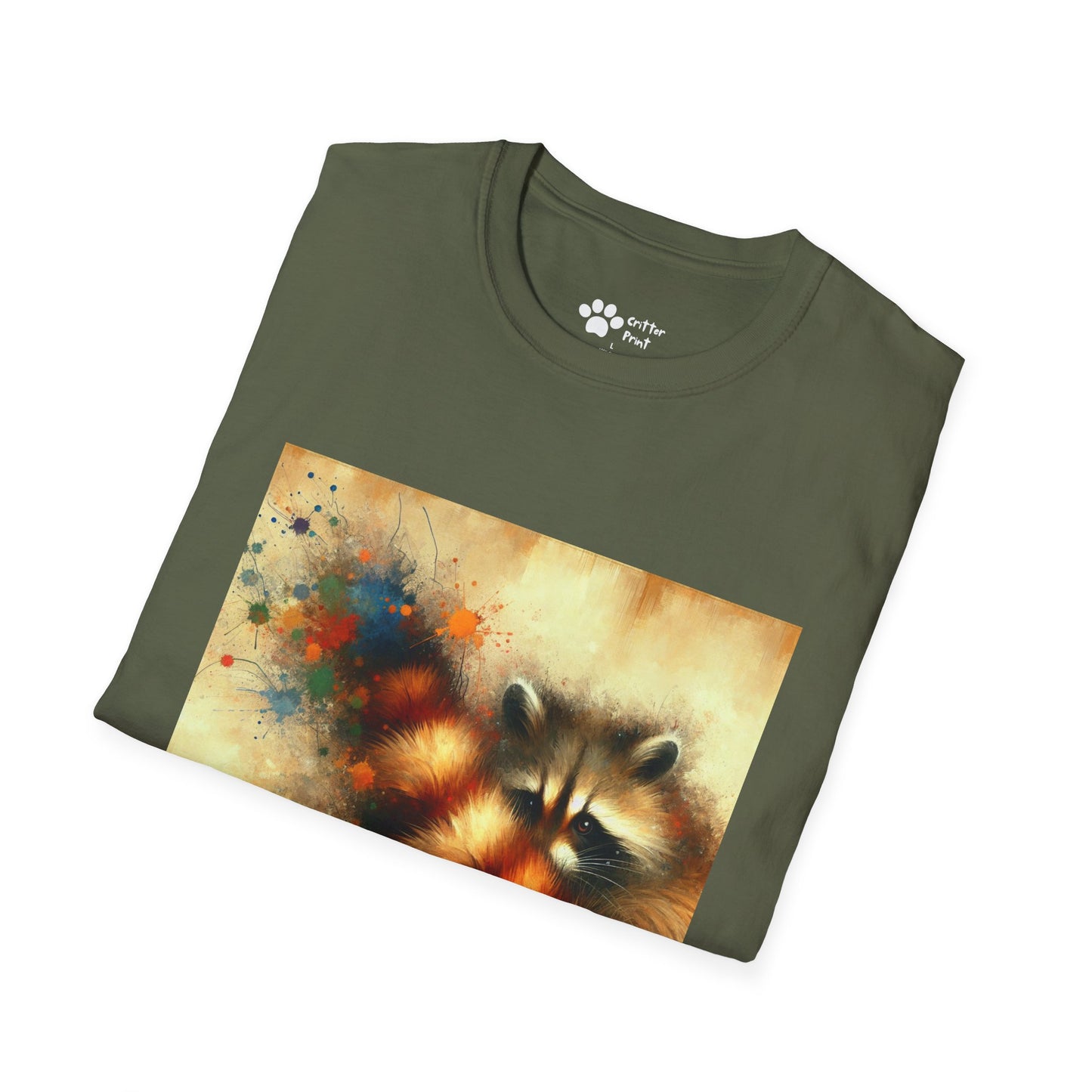 Abstract Raccoon T-Shirt