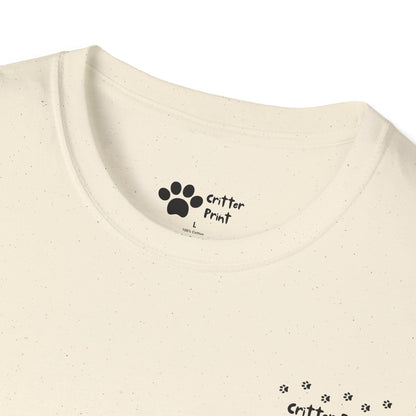 Abstract Cheetah Satined Glass T-Shirt
