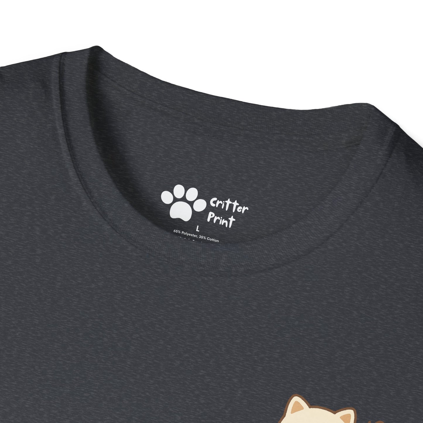 Butterfly Cat Pec Logo T-Shirt