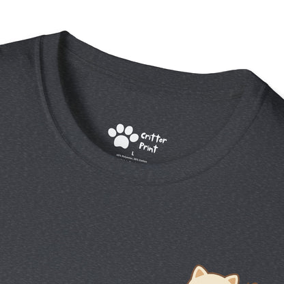 Butterfly Cat Pec Logo T-Shirt