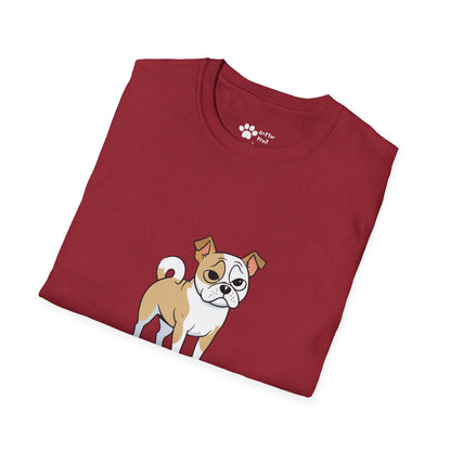 Cartoon Pug Terrier T-Shirt