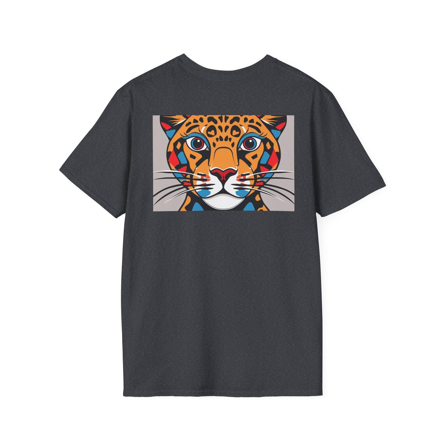 Abstract Cheetah Satined Glass T-Shirt