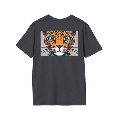 Abstract Cheetah Satined Glass T-Shirt