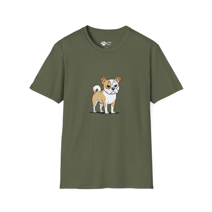 Cartoon Pug Terrier T-Shirt