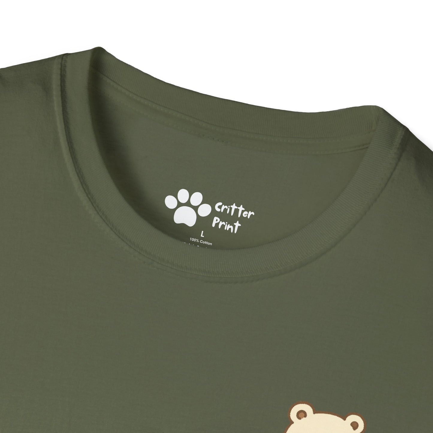 Honey Bear Pec Logo T-Shirt