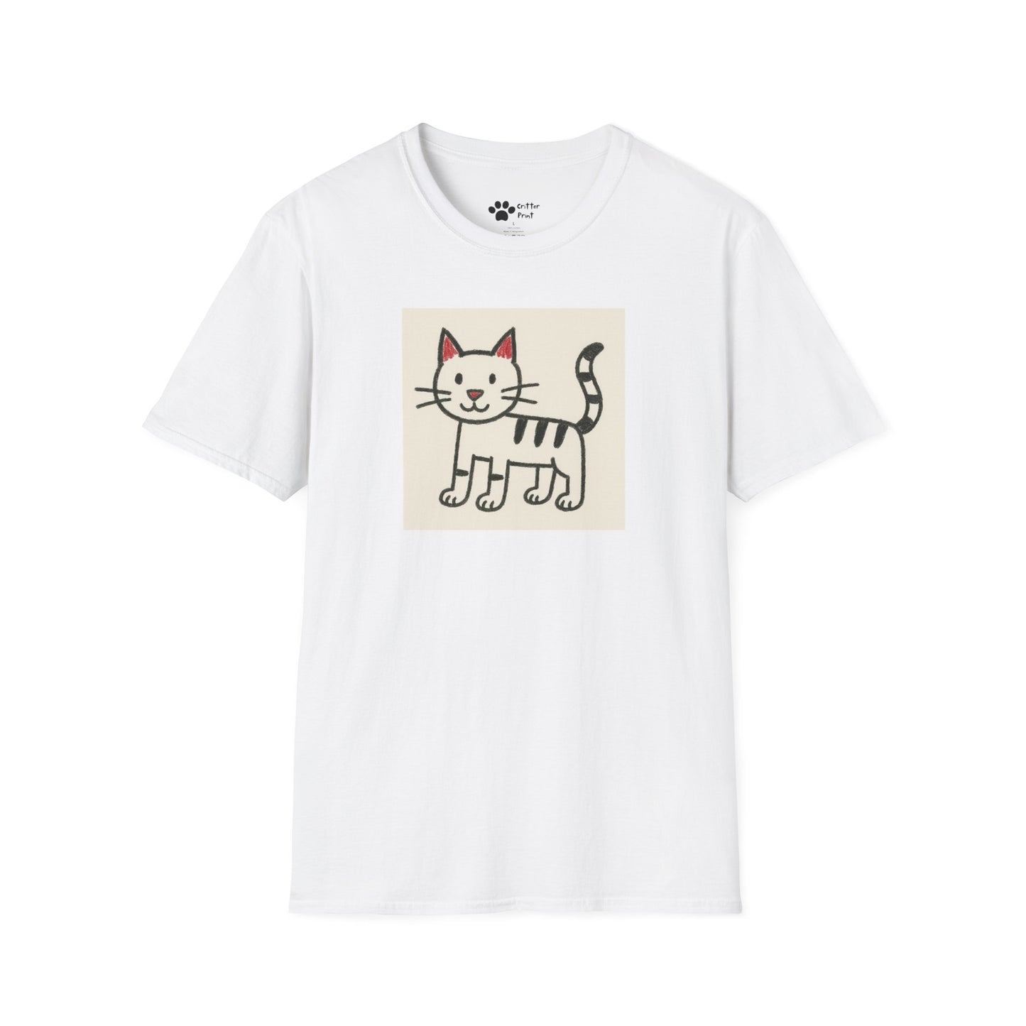 Cat Drawing T-Shirt