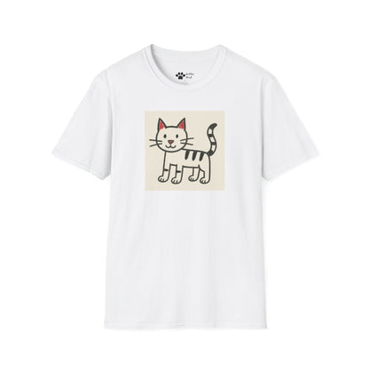 Cat Drawing T-Shirt