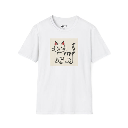 Cat Drawing T-Shirt
