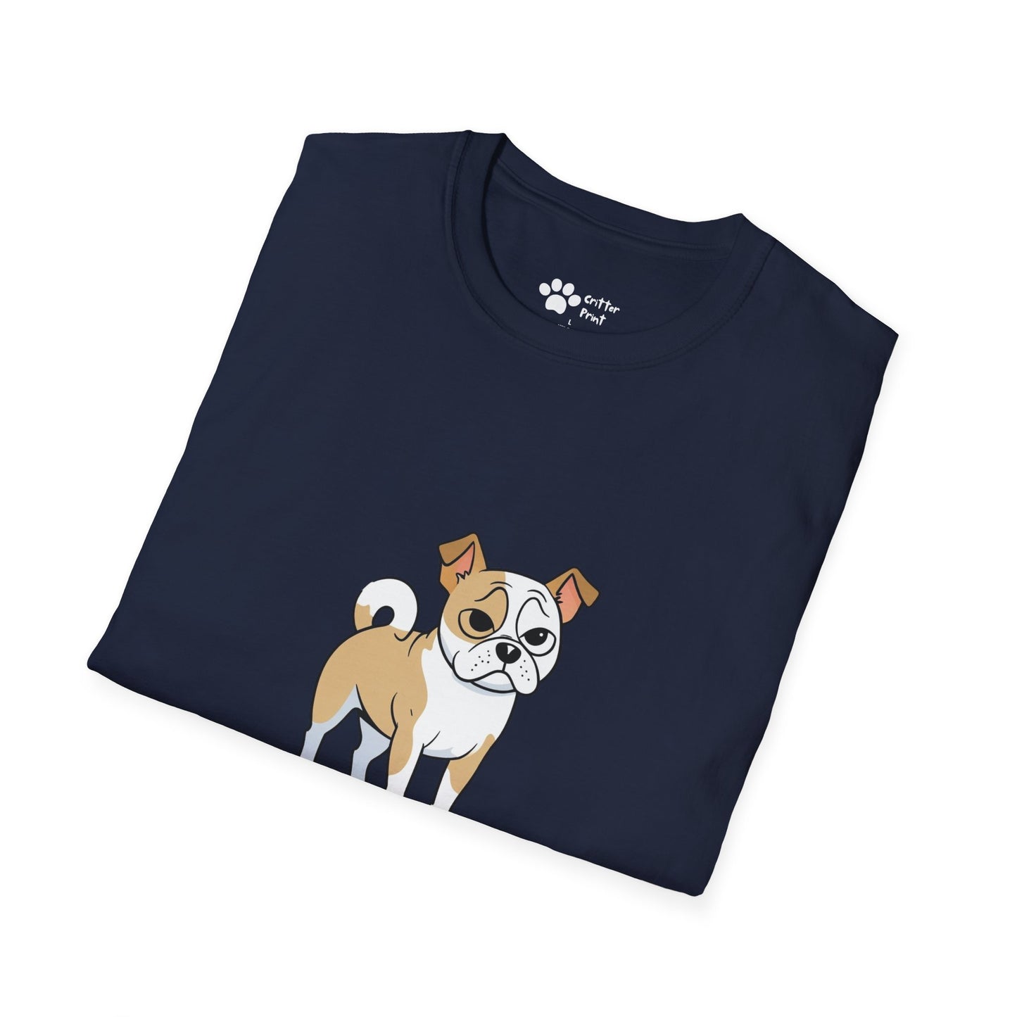 Cartoon Pug Terrier T-Shirt