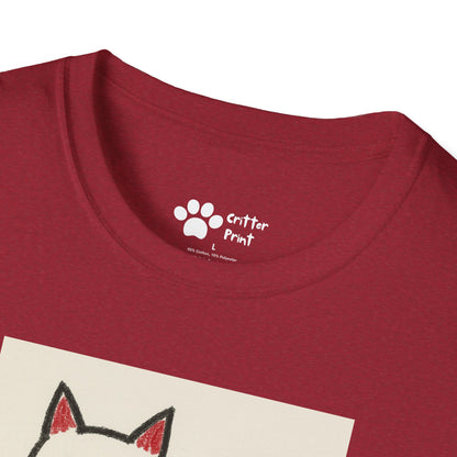 Cat Drawing T-Shirt