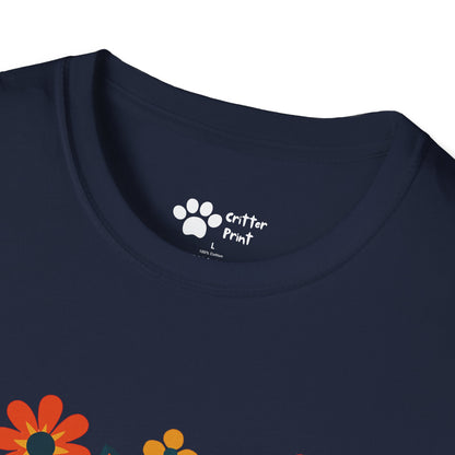 Whimsical Fox and Flowers T-Shirt