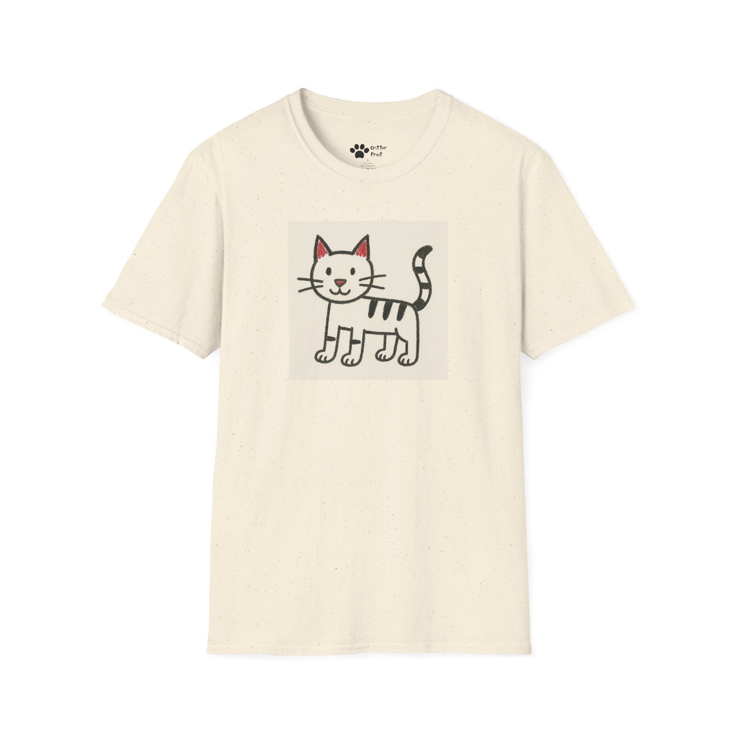 Cat Drawing T-Shirt