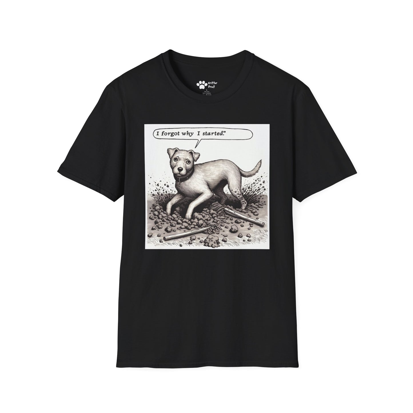Digging Dog T-Shirt