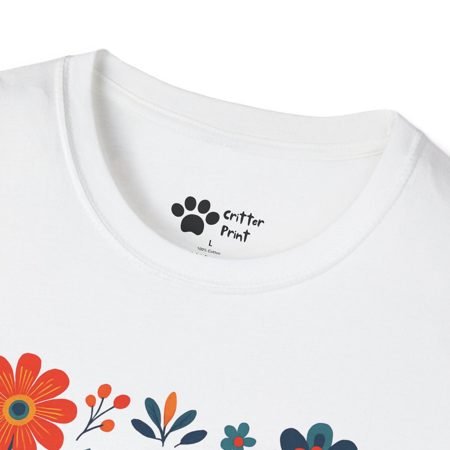 #2 Joyful Sloth with Birds and Blooms T-Shirt