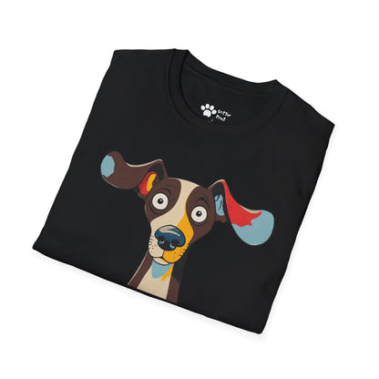 Surprised Colorful Dog T-Shirt