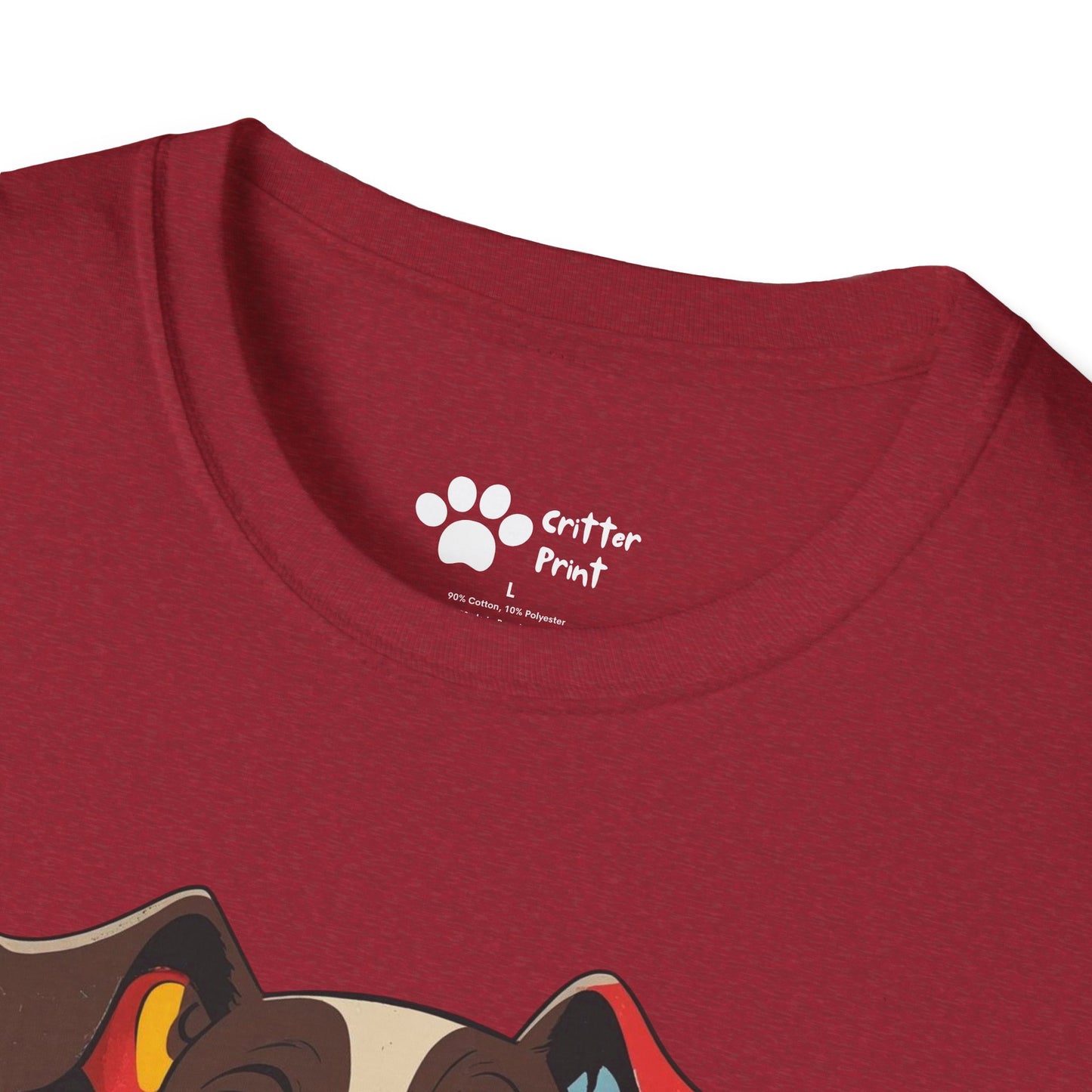Surprised Colorful Dog T-Shirt