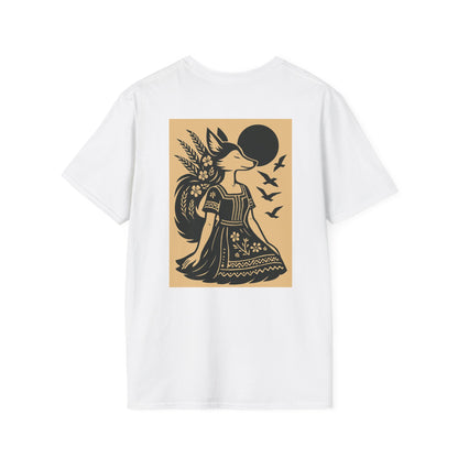 Serene Fox Girl T-Shirt