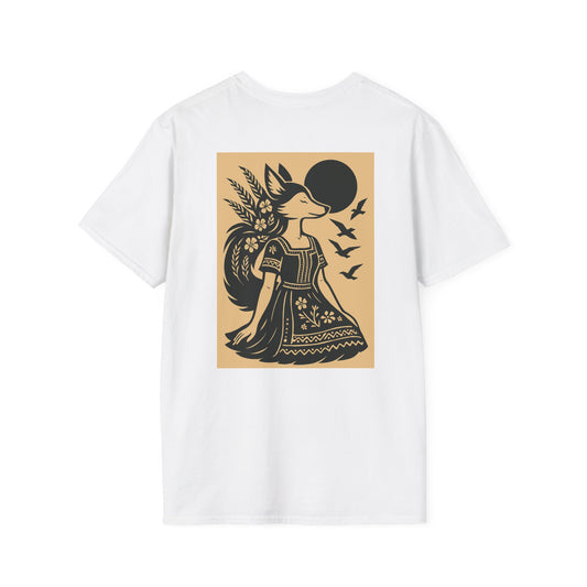Serene Fox Girl T-Shirt